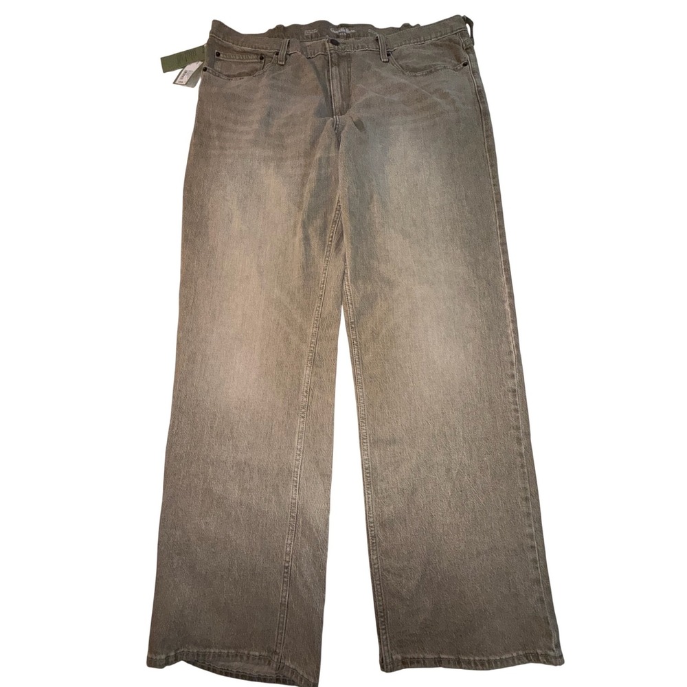 Goodfellow & Co Maverick Relaxed Fit Total Flex Jeans Beige Tan 42x36 NWT